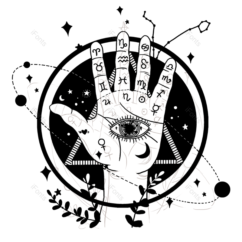 星座图片,十二星座元素,符号PNG,夜晚免抠素材